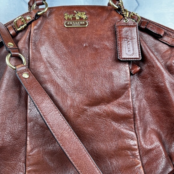 Authentic Coach Leather Bag - Picture 5 of 12